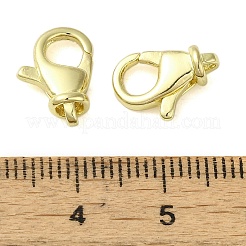真鍮カニカン  カドミウムフリー＆ニッケルフリー＆鉛フリー  ゴールドカラー  13x9x5mm  穴：1.4mm&nbsp;KK-B089-30G
