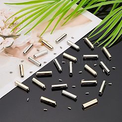 靴ひも用合金アグレット 24色セット  靴紐の先端の頭  鉄ネジ付き  ミックスカラー  2mm  穴：25x6mm  4セット / カラー&nbsp;FIND-NB0001-80