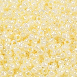 トーホー 6/0ラウンドビーズ  日本製シードビーズ  （セイロンバナナクリーム142)個  4mm  穴：1.5mm  約168個/10g&nbsp;X-SEED-TR06-0142