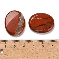天然石レッドジャスパーカボション  フラットオーバル  28x22~22.5x6mm&nbsp;G-C166-02B