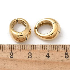 304ステンレススチール製イヤーカフ金具  ピアス穴のない耳  ゴールドカラー  15x7.5mm&nbsp;EJEW-R153-03G-02