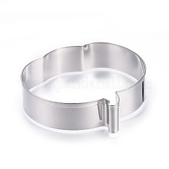 変色しにくい304ステンレススチール製クッキーカッター  クッキー型  DIYビスケットベーキングツール  カボチャ  ステンレス鋼色  65x67mm&nbsp;DIY-E012-81