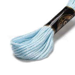 50 かせ 25 色 6 層ポリエステル刺繍糸  クロスステッチの糸  ミックスカラー  0.5mm  8m/かせ  2 かせ/色&nbsp;OCOR-K006-B02