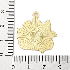 合金エナメルチャーム  ゴールドカラー  九尾の狐のチャーム  レッドオレンジ  28x27x1.2mm  穴：1.5mm&nbsp;ENAM-I059-A-04