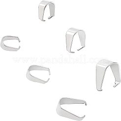 304ステンレススチールスナップオンベイル  ステンレス鋼色  7.4x7.3x2.5cm  300個/箱&nbsp;STAS-UN0003-69