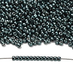 トーホー 11/0ラウンドビーズ  日本製シードビーズ  ニッケルメッキ  （アクアティールメタリック601)個  2.2mm  穴：0.8mm  約5555個/50g&nbsp;SEED-XTR11-0601