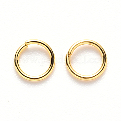 真鍮製オープンタイプ丸カン  ラウンド  カドミウムフリー＆鉛フリー  ゴールドカラー  24ゲージ  4x0.5mm  内径：3mm  約25000個/500g&nbsp;KK-S358-001G