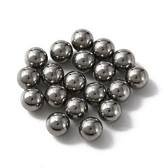 304ステンレススチールボール  穴がない  ラウンド  ステンレス鋼色  5.5mm&nbsp;LS-STAS-WH0033-08P