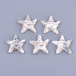 樹脂カボション  ヒトデ/海星  ミックスカラー  36~37x36~38x9~10mm&nbsp;RESI-T033-02