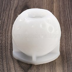 月のDIYシリコンキャンドル型  レジン型  ホワイト  74x78.5x75.5mm&nbsp;SIL-F014-05B