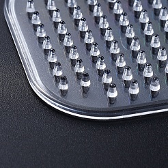 5x5mmDIYヒューズビーズキット  abcプラスチックペグボード付き  アイロン用紙とプラスチックヒューズビーズピンセット  透明&nbsp;DIY-X0293-80