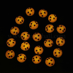 クッキー 蓄光樹脂 カボション  暗闇で光る  ラウンド  11.5x4mm&nbsp;CRES-T026-02A