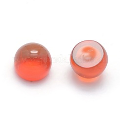 天然石カーネリアンカボション  染め＆加熱  半円  3x1.8~2mm&nbsp;G-P393-R03-3mm