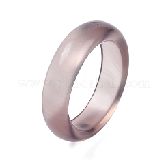 女性用染色＆加熱天然瑪瑙指輪  アザミ  5.5mm  内径：17~17.5mm&nbsp;RJEW-Z075-02L