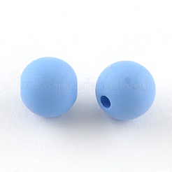 ラウンドスプレーは、蛍光アクリルビーズを描きました  ミックスカラー  10mm  穴：2mm  約1020個/500g&nbsp;MACR-R554-15