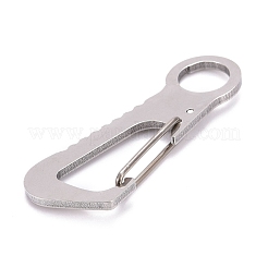 変色しない202ステンレススチール製のキー留め具  ステンレス鋼色  58.5x21.5x6.8mm  穴：11mm&nbsp;STAS-F268-04P