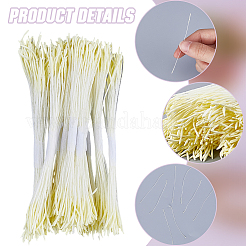 ヘアピンアクセサリー用の石膏人工花芯付きロープ  レモンシフォン  85x0.5mm  約: 20~25個/セット&nbsp;DIY-WH20010-10B