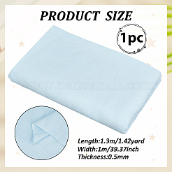 綿織物  服装アクセサリー  ライトスカイブルー  1300x0.5mm&nbsp;AJEW-WH0481-280F