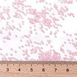 TOHOラウンドシードビーズ  日本製シードビーズ  （綿菓子ピンクの裏地付きクリスタル379)枚  15/0  1.5mm  穴：0.7mm  約15000個/50g&nbsp;SEED-XTR15-0379
