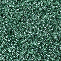 MIYUKIデリカビーズ  シリンダー  日本製シードビーズ  11/0  （db0426)亜鉛メッキダークミントグリーン  1.3x1.6mm  穴：0.8mm  約2000PCS /ボトル  10 G /ボトル&nbsp;SEED-JP0008-DB0426