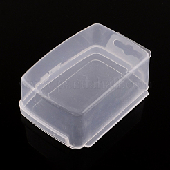 長方形のプラスチックビーズ保存容器  透明  10.5x6.5x3.5cm&nbsp;X-CON-Q023-26