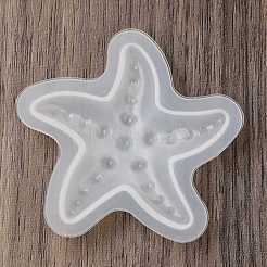 DIYシリコンモールド  レジン型  UVレジン用  エポキシ樹脂工芸品作り  ヒトデ  58.5x60x8mm&nbsp;SL-CBAA8E0-01E