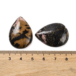 天然ロードナイトのカボション  ティアドロップ  29.5~30x21~22x6~6.5mm&nbsp;G-B085-03B-05
