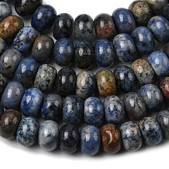 天然デュモージェライトビーズ連売り  ロンデル  6.5~7x4~4.5mm  穴：0.8mm  約89個/連  15.35''（39センチメートル）&nbsp;G-A280-A11-01