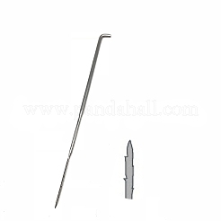 鉄のパンチ針  ニードルフェルトツール  プラチナ  81x6x2mm&nbsp;DOLL-PW0002-045D