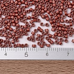 MIYUKIデリカビーズ  シリンダー  日本製シードビーズ  11/0  （db1838f）デュラコート亜鉛メッキマットベリー  1.3x1.6mm  穴：0.8mm  約20000個/袋  100 G /袋&nbsp;SEED-J020-DB1838F
