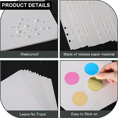 【ラスト1点】A6 ダブルリング　バインダー　ホワイト　チェック柄リフィル付 40リングa6ルーズリーフノートリフィルを集めたシール6枚 ハンド