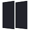 2 Sheets HDPE Plastic Sheets, Rectangle, Black, 30.5x15.3x0.6cm