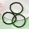 Natural TaiWan Jade Bead Stretch Bracelets, Round, Dyed, 2 inch~2-3/8 inch(5~6cm), Bead: 5.8~6.8mm