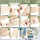 MDF ディスプレイ ライザー  長方形のディスプレイスタンド  古いレース  258x245x340mm&nbsp;ODIS-WH0086-084B-3