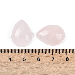 天然石ローズクォーツカボション  ティアドロップ  20~20.5x15~15.5x6.5~7mm&nbsp;G-H094-01A-07