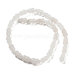 天然石クオーツクリスタルビーズ連売り  ロッククリスタルビーズ  ヒョウタン  13.5~14.5x8~8.5mm  穴：1mm  約26個/連  14.96''（38センチメートル）&nbsp;G-C039-A12