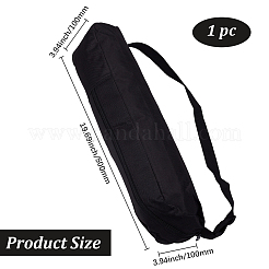 オックスフォード布製三脚収納バッグ  ブラック  490~500x100~110x100mm&nbsp;AJEW-WH20816-136C