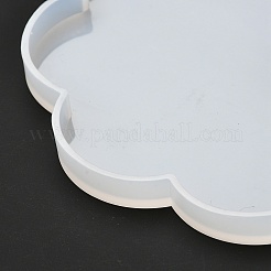 DIYシェルフシリコンモールド  ランダムカラーシルクリボン付き  ミックスカラー  ホルダー：169x195x7mm  2pc&nbsp;DIY-L057-05