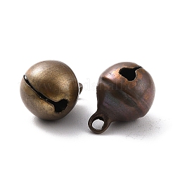 真鍮製ベルペンダント  生（メッキなし）  10x8mm  穴：1.5mm&nbsp;KK-F749-05C-8mm