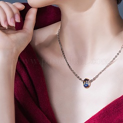 110本11色レジンヨーロピアンビーズ  クリスマステーマ  模様付きのフラットラウンド  ミックスカラー  13.5~14x8.5~10mm  穴：4.5~5mm =&nbsp;RESI-SZ0001-44