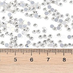 フラットバックガラスラインストーン  グレードA  バックメッキ  多面カット  半円  クリスタル  ss10  2.7~2.8mm  1440個/袋&nbsp;RGLA-C002-SS10-001