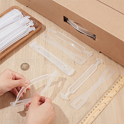 プラスチック製のギフトボックスのハンドル  厚紙箱の取っ手  透明  170~172x20~25x1~2mm&nbsp;KY-WH0045-94A