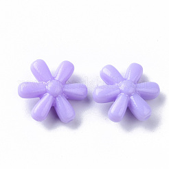 不透明なポリスチレン（ps）プラスチックビーズ  花  ミックスカラー  14x5.5mm  穴：1.5mm  約1500個/500g&nbsp;KY-I004-27