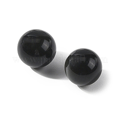 天然黒曜石球ビーズ  スムーズなラウンド  穴なし/ドリルなし  20mm&nbsp;GG-D003-A15