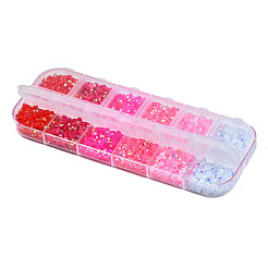 尖底レジンラインストーンカボション  ネイルアートの装飾の付属品  ダイヤモンド  レッド  3x1mm  6色  500個/カラー  3000個/箱&nbsp;MRMJ-N029-01A-01