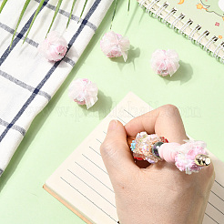 不透明樹脂ビーズ5個。  蝶と蝶結びの花  ABSの模造パールと  ピンク  19~23mm  穴：2~2.5mm&nbsp;RESI-SZ0002-16A