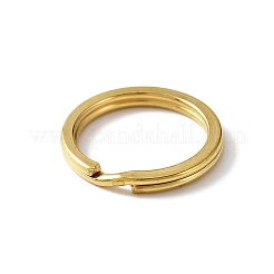 真鍮製のキーホルダークラスプ  リング  ゴールドカラー  20x2mm  内径：16mm&nbsp;LS-FIND-WH0143-12A-G