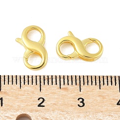 925スターリングシルバーカニカン  8字型  ゴールドカラー  12x7.5x3mm  穴：3.5mm&nbsp;STER-S012-12G