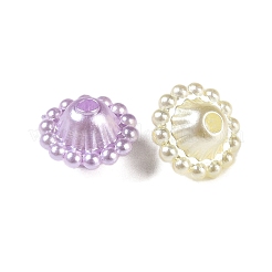 メッキアクリルビーズ  双円錐形  ミックスカラー  8.5x12x8.5mm  穴：1.8mm  1428個/ 500g&nbsp;OACR-S135-07