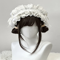 1ヤードのコットン刺繍入りフラワーレーストリム  ホワイト  10-5/8インチ（271mm）&nbsp;OCOR-LP0002-47